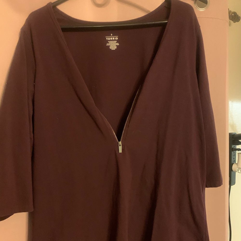 Torrid zip top